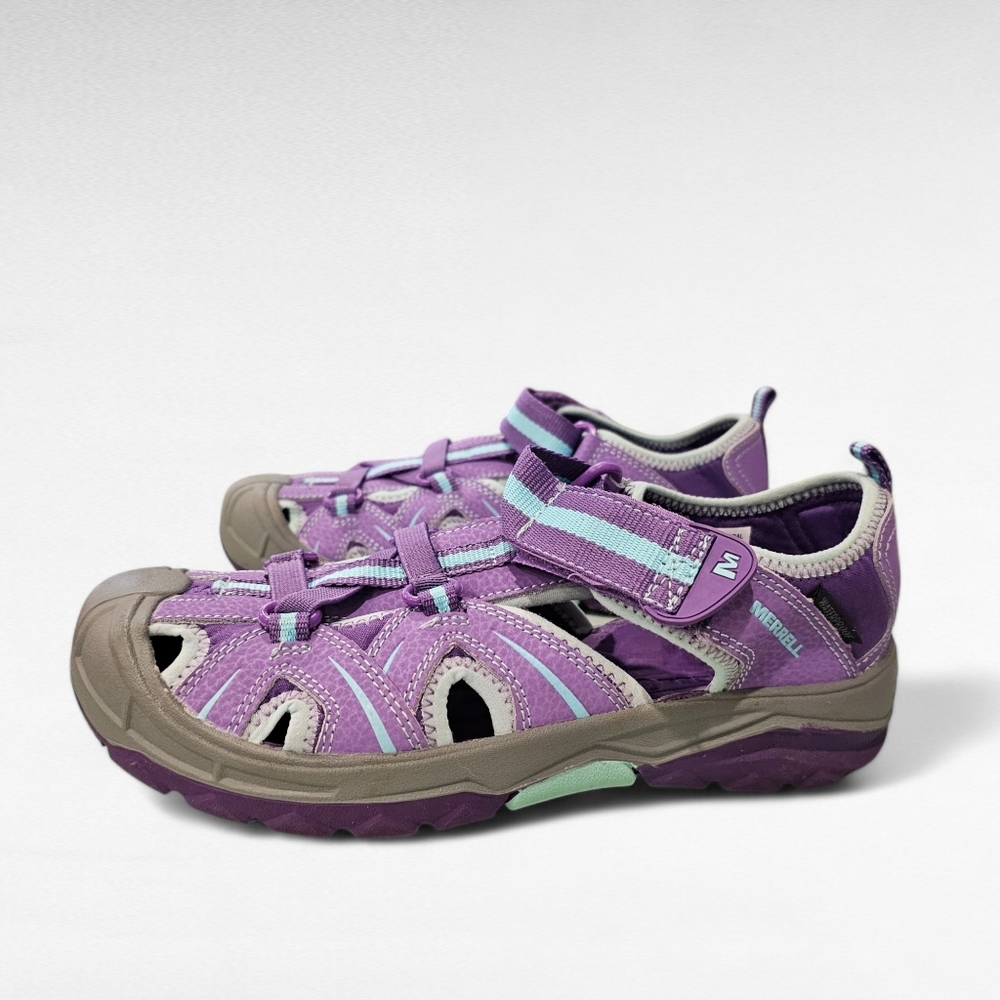 Merrell Hydro Hiker Sandal Purple and Blue Girls Size 4 M